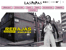 Tablet Screenshot of laspepas.com.ar